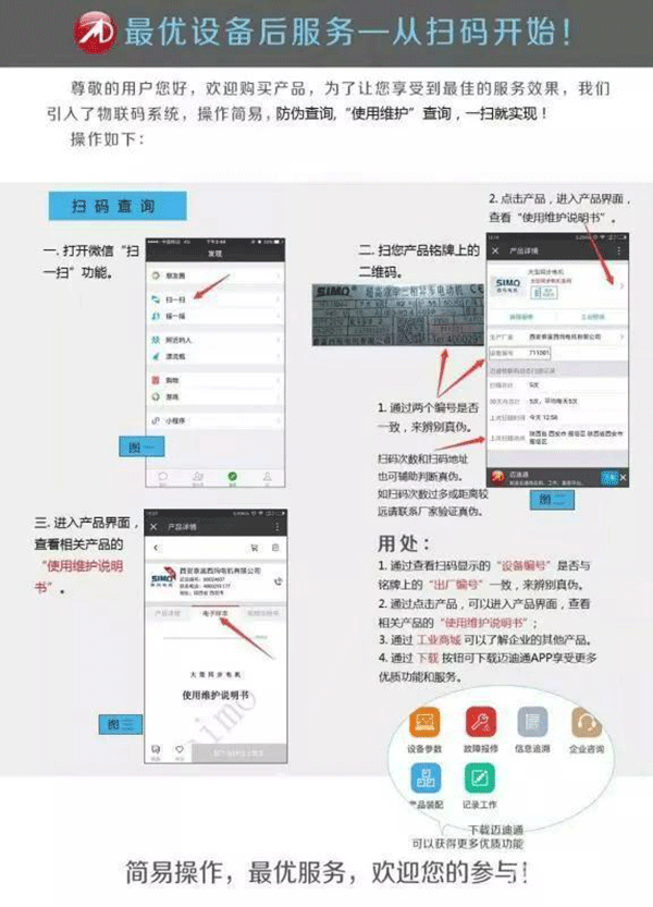 西安泰富西瑪電機(jī)2018年1月1日起全面啟用產(chǎn)品防偽碼系統(tǒng)。